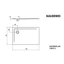 Kaldewei 384200012667 DW SUPERPLAN Mod.1842-1, 800 x 1200,