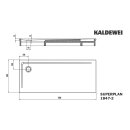 Kaldewei 384748043231 DW SUPERPLAN Mod.1847-2, 800 x 1800,