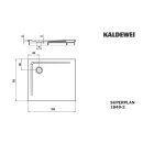 Kaldewei 384948040666 DW SUPERPLAN mit Wannentr&auml;ger