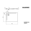 Kaldewei 385047983665 DW SUPERPLAN Mod.1850-5, 900 x 1100,