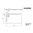 Kaldewei 385347980001 DW SUPERPLAN Mod.1853-5, 900 x 1400,