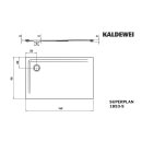 Kaldewei 385347983661 DW SUPERPLAN Mod.1853-5, 900 x 1400,