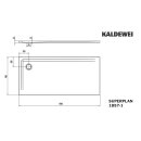 Kaldewei 385700010231 DW SUPERPLAN Mod.1857-1, 900 x 1800,