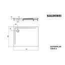 Kaldewei 385948042666 DW SUPERPLAN mit Wannentr&auml;ger