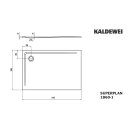 Kaldewei 386000012711 DW SUPERPLAN Mod.1860-1, 1000 x 1400,