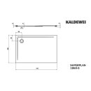 Kaldewei 386047983663 DW SUPERPLAN Mod.1860-5, 1000 x 1400,