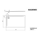 Kaldewei 386100010674 DW SUPERPLAN Mod.1861-1, 1000 x 1500,
