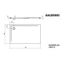 Kaldewei 386147983669 DW SUPERPLAN Mod.1861-5, 1000 x 1500,