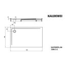 Kaldewei 386148043674 DW SUPERPLAN Mod.1861-2, 1000 x 1500,