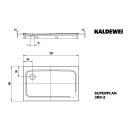 Kaldewei 447348040666 DW SUPERPLAN CLASSIC mit...