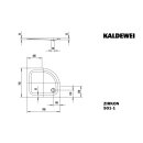 Kaldewei 455500010676 DW ZIRKON Mod.501-1, 900 x 750,