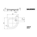 Kaldewei 456548040674 DW ZIRKON MIT WANNENTR&Auml;GER Mod.600-2,