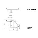 Kaldewei 457000010674 DW ZIRKON Mod.605-1, 1000 x 800, warm