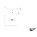 Kaldewei 465647981001 DW CONOFLAT Mod.786-5, 1000 x 1000,