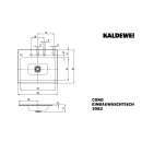 Kaldewei 901806013667 Einbauwaschtisch CONO Mod.3082, 1200