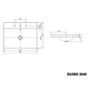 Kaldewei 903906273701 Aufsatzwaschtisch SILENIO Mod.3040,