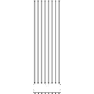 KERMI D3N1V1400305XXK Carre,BH1400x295x96mm QN871 W,weiß soft (RAL 9016 MT)