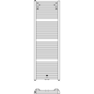 Kermi Duett BH 1188x74x484mm