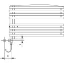 KERMI DVN1A1000455LXK Diveo BH 940x46x450mm,links QN413,wei&szlig; soft (RAL9016MT),seitlich