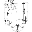 Hansgrohe 27117000 Showerpipe Raindance Select Wanne
