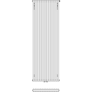 KERMI E6N2V0350605XXK Pio 350x600x64 mm,zweilagig QN380W,weiß soft (RAL9016 MT),ANB12