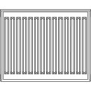 KERMI FK0220608 x2 Profil-K Typ22 BH600x100x800mm QN1333, wei&szlig;, 10 bar, m. Abdeckung