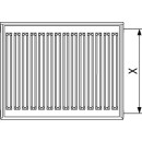 KERMI FK0220608 x2 Profil-K Typ22 BH600x100x800mm QN1333, wei&szlig;, 10 bar, m. Abdeckung