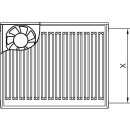 KERMI FK02L0551601N1K x-flair, Profil K T22 554x1600mm 1000W,RAL9016, 10 bar,mit Abd.