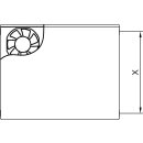 KERMI PK02L0400801N1K x-flair, Plan K T22 405x805mm RAL9016, 10 bar, mit Abd.