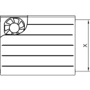 KERMI PLK2L0401801N1K x-flair, Line K T22 405x1805mm RAL9016, 10 bar, mit Abd.