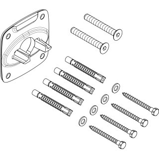 HANSGROHE 95746000 Wandflansch