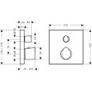 Hansgrohe 12716000 Thermostat UP Axor Starck Organic