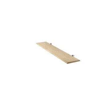 KERMI ZC01260001 Credo Half flat Handtuchablage Länge 450 mm, Eiche hell und geölt