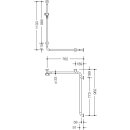 HEWI Duschhandlauf mit Brausehalterstange