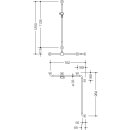 HEWI Duschhandlauf mit verschiebbarer Brausehalterstange