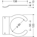 HEWI Aufr&uuml;stsatz Gehhilfenhalter