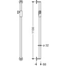 HEWI Brausehalterstange mit Magnetbrausehalter