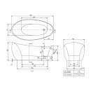 Villeroy &amp; Boch UBQ194AVE9W1V01 Badewanne Aveo New...