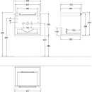 Villeroy &amp; Boch A68510MS WT-Unterschrank