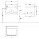 Villeroy &amp; Boch A68710DH WT-Unterschrank