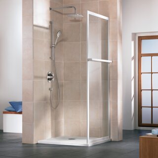 HSK 130080-4-500 Favorit Seitenwand zur Schiebe- Falt und Klapptür 800x1850mm Weiß Klar Hell Edelglasbeschichtung