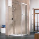 HSK 130100-1-10 Favorit Seitenwand zur Schiebe- Falt und Klappt&uuml;r 1000x1850mm Alu Silber-Matt Tropfen Hell