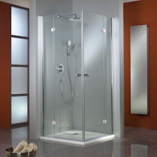 HSK 620031-4-500 Premium Classic Eckeinstieg 4-teilig 800x1000x2000mm Weiß Klar Hell mit Edelglasbeschichtung