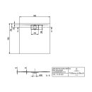 Villeroy &amp; Boch A9090ARA115GV01 Duschwanne