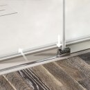 HSK 17408160-41-100 Atelier Plan Schiebet&uuml;r 2-teilig mit Seitenwand 1600x900mm Chromoptik Mattierung Mittig