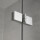 HSK 17408160-68-121 Atelier Plan Schiebet&uuml;r 2-teilig mit Seitenwand 1600x900mm Schwarz-Matt TwinSeal + Mattierung Mittig