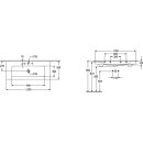 Villeroy &amp; Boch 4104CLR1 SchrankWT Venticello 1200x500mm