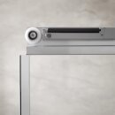 HSK 17088100-68-560 Atelier Plan Drehfaltt&uuml;r Nische 1000x2000mm Schwarz-Matt Echtglas Carr&eacute; Edelglasbeschichtung