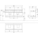 Villeroy &amp; Boch A93001FP WT-Unterschrank