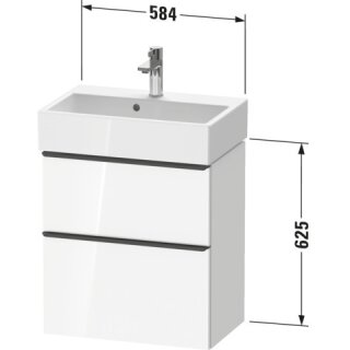 Duravit DE4329010550000 DN WTU WH Cp 584x372x625 Az 1 Ei